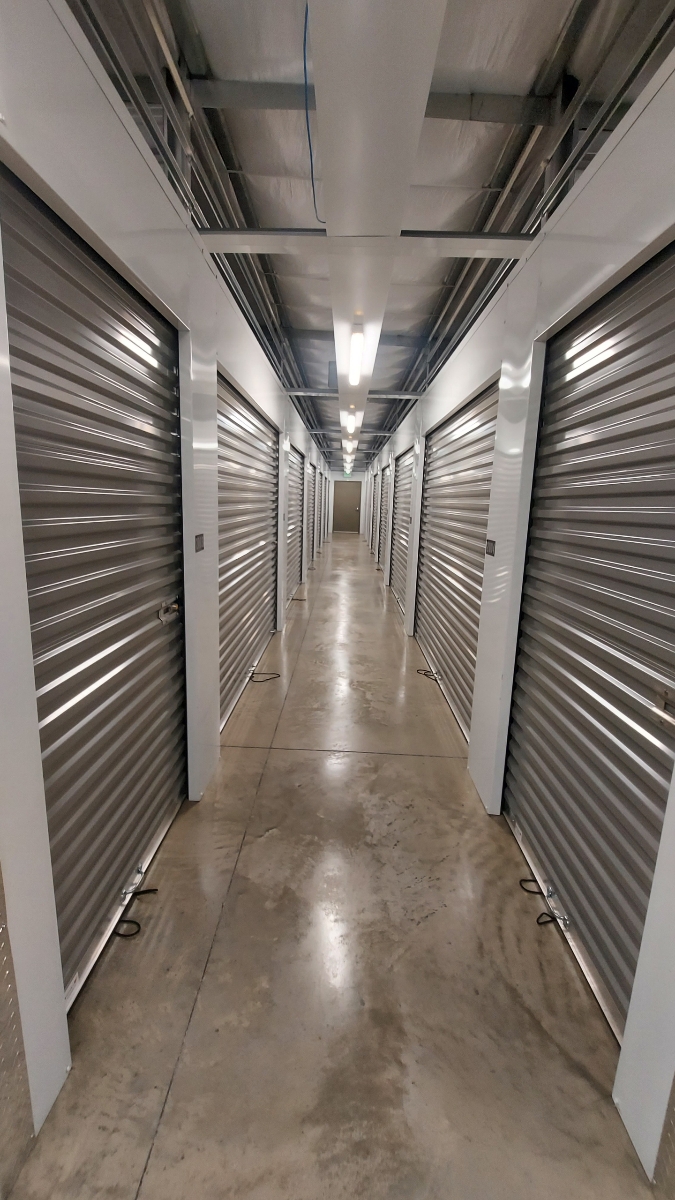Interior corridor at My Storage Charleston
