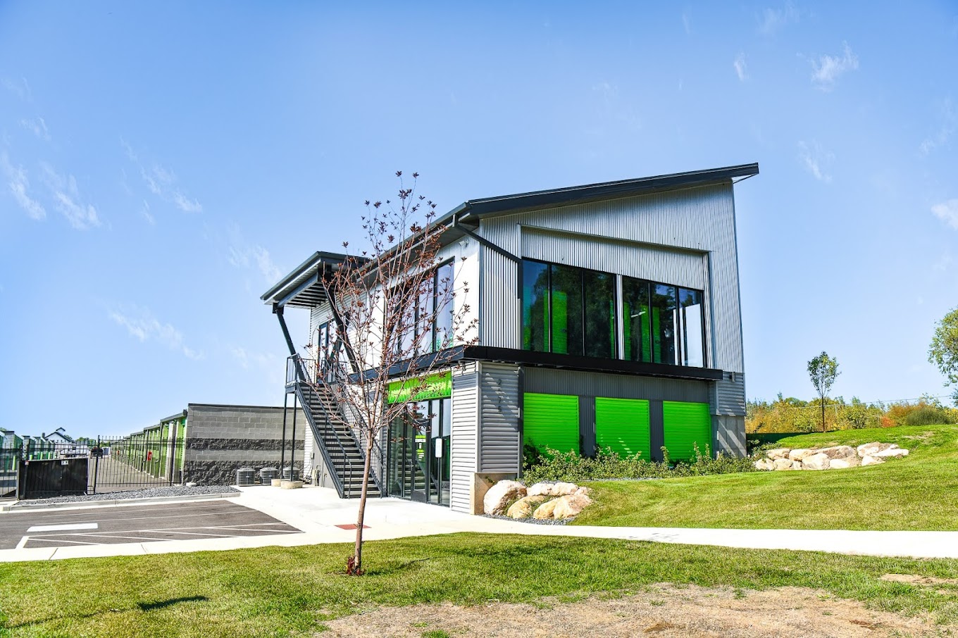 Climate-controlled storage building at Extra Space Storage Clearfield