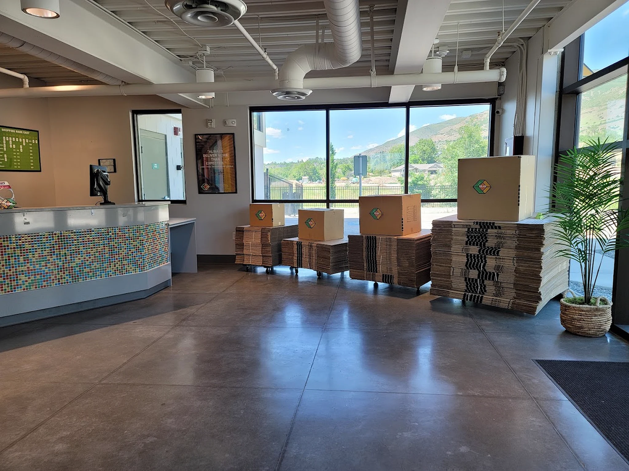 Leasing office inside Lock It Up Self Storage