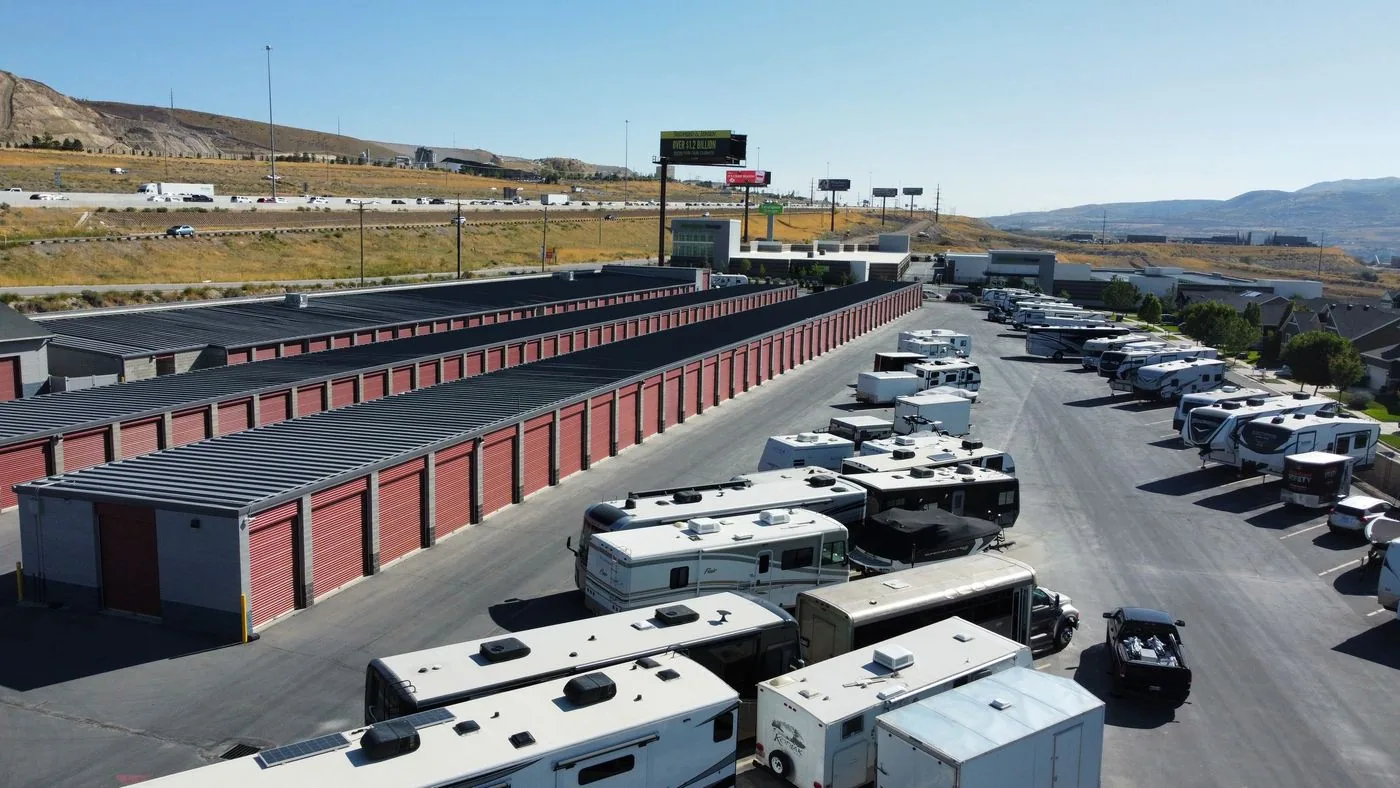 Boat and RV storage at Point of the Mountain