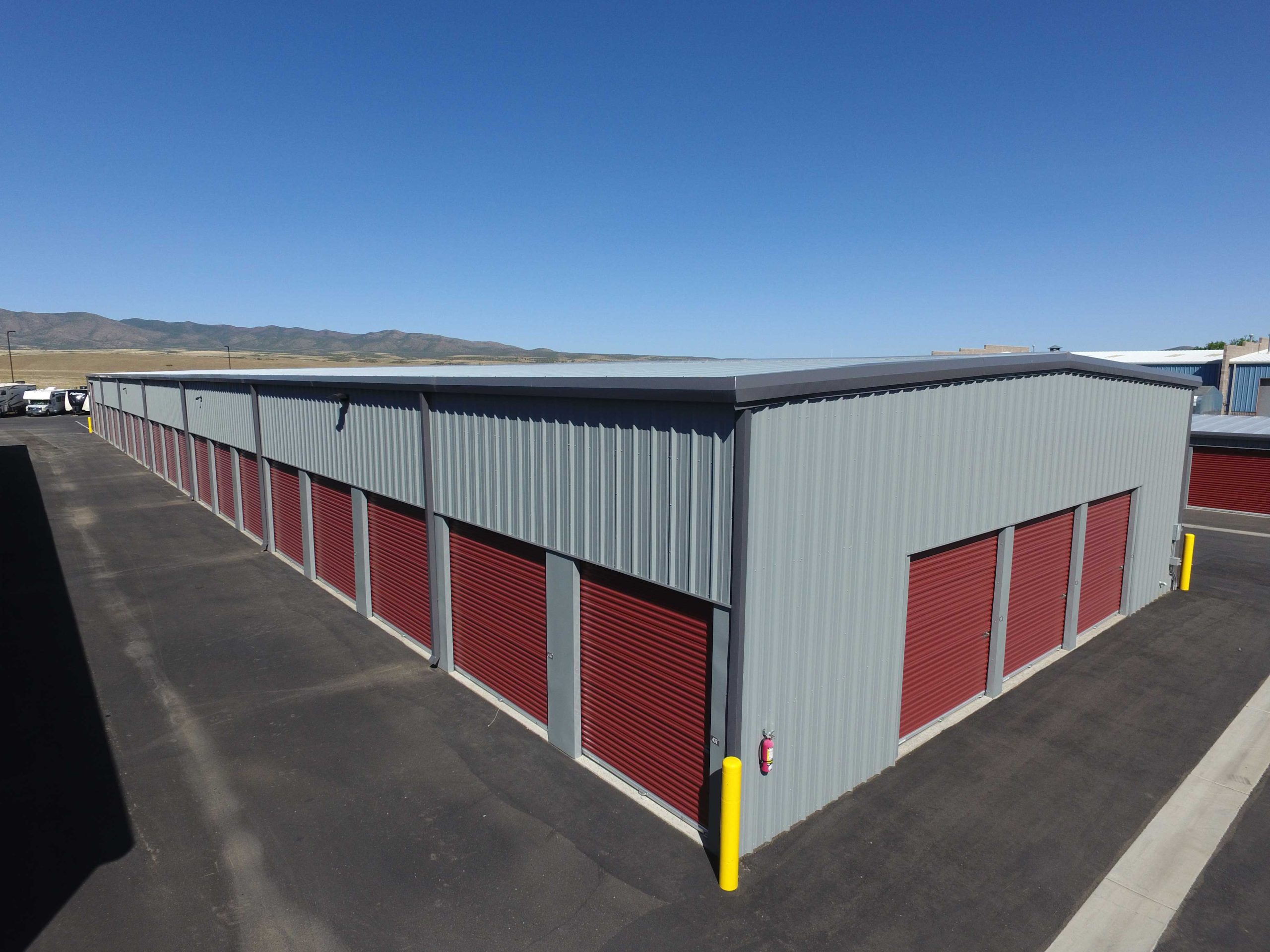 Drive-up building corner at My Storage Prescott Valley