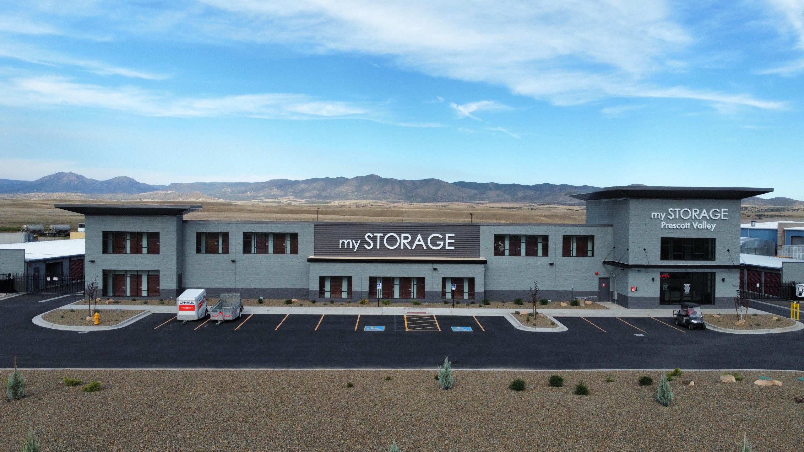 Front elevation of My Storage Prescott Valley
