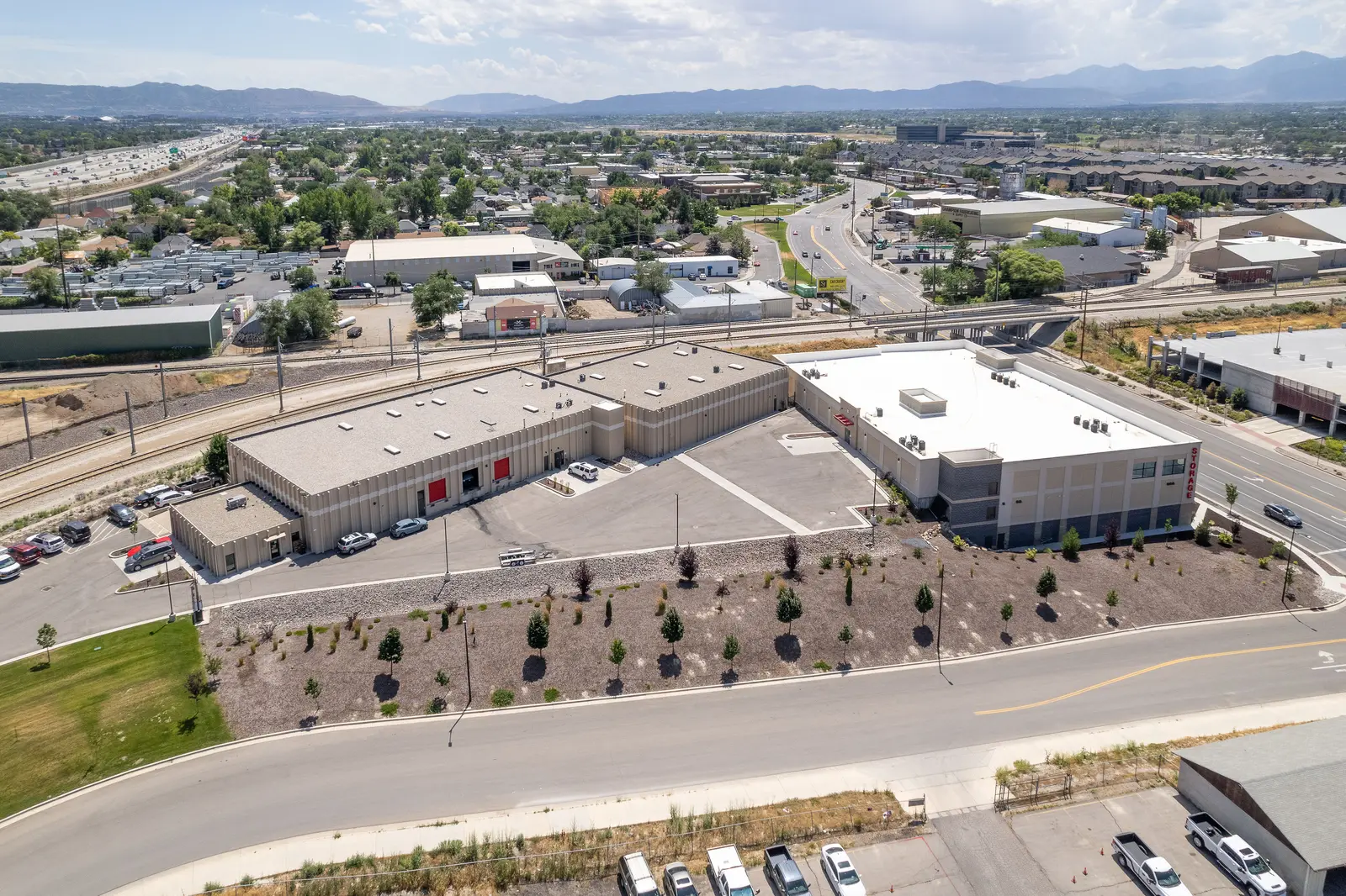 Aerial view of Pro Storage Midvale