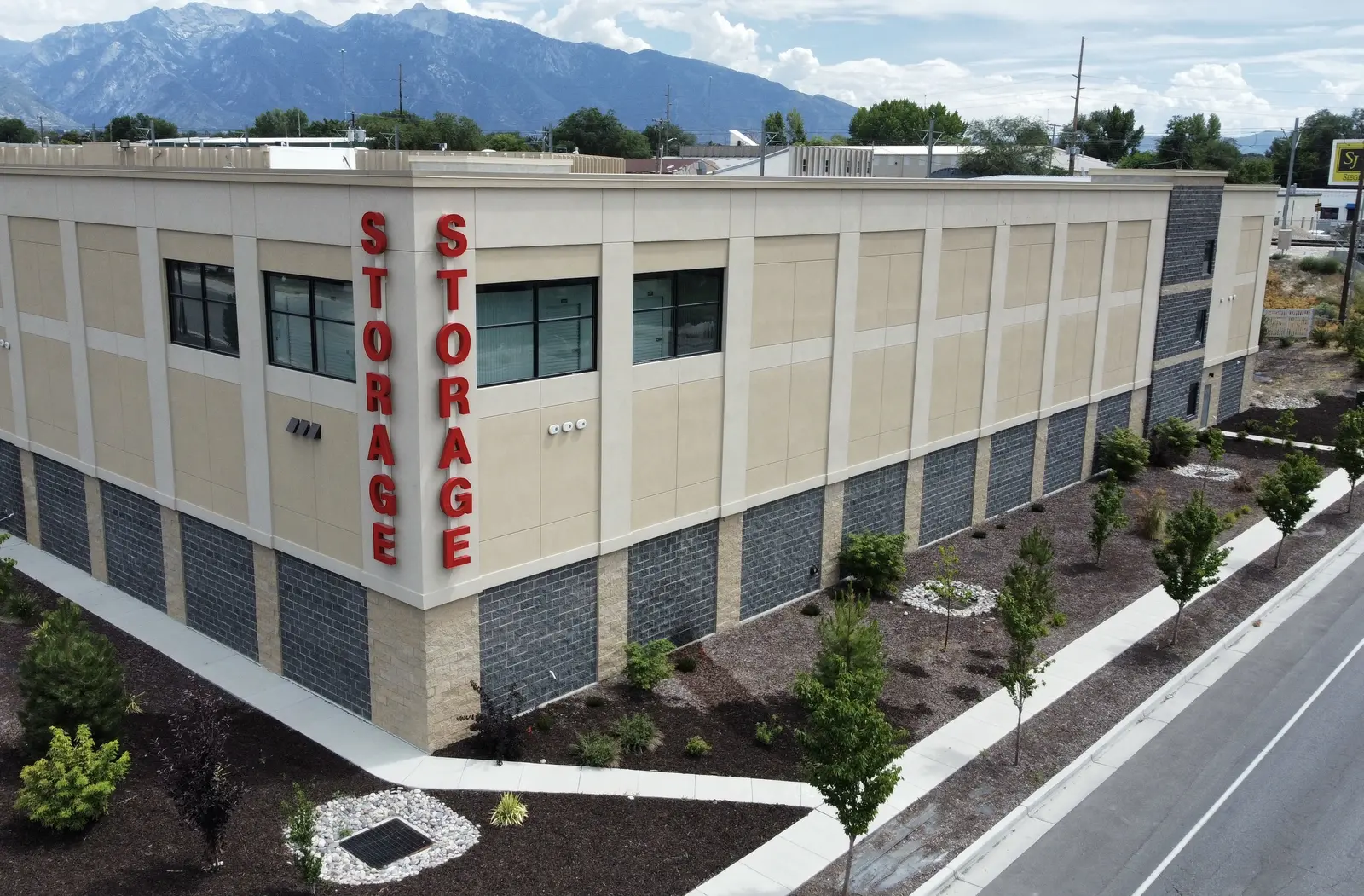 Pro Storage Midvale with the Wasatch Mountains