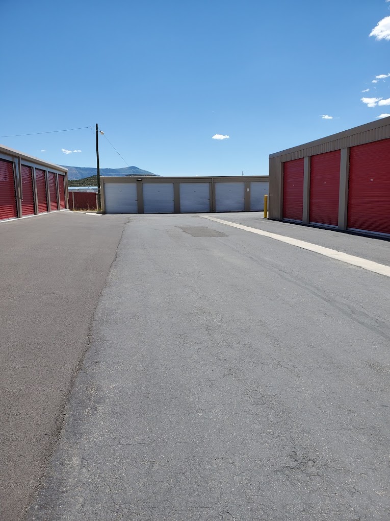 Completed single-story storage construction at Thunderbird Storage