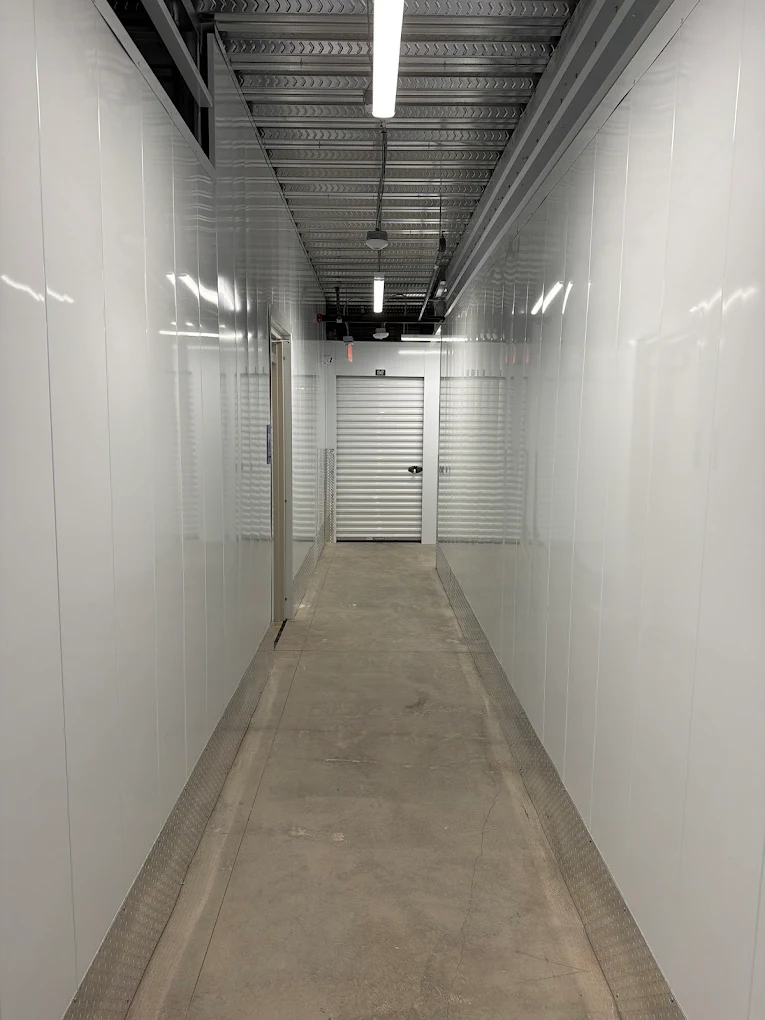 Finished hallway at Timp Highway Self Storage